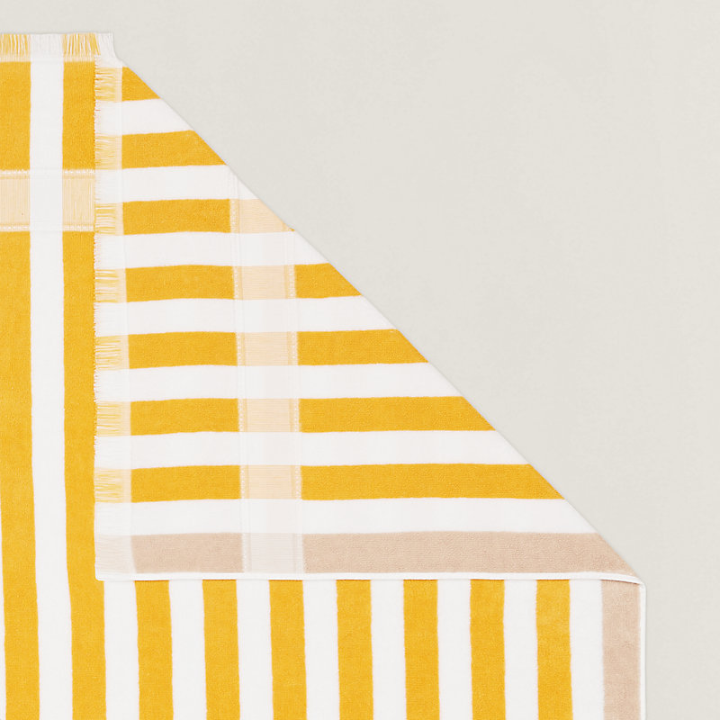 【海風を感じる一枚】HERMES ビーチタオル ≪Yachting Raye≫ Yachting Raye beach towel, small model | Hermès Norway